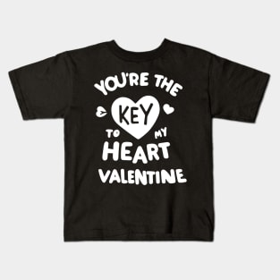 You're the Key to my Heart Valentine Kids T-Shirt